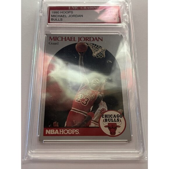 1990 Michael Jordan # 65 EMC GRADED MINT 9 VINTAGE EARLY JORDAN CARD THE GOAT - Picture 6 of 13